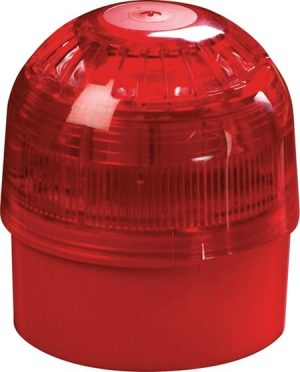55000-005APO - Apollo XP95 Sirene para área aberta VID – vermelho corpo (vermelho flash) – com isolador