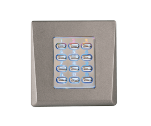 DINPAD-M - Teclado Wiegand para montagem embutida