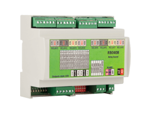 RB0408 - Placa de relés de entradas e saídas