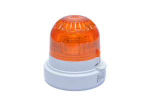 XPA-CB-14004-APO - Apollo XPander Sirene com indicador visual para área aberta – Corpo Branco (Sinal Luminoso Âmbar)