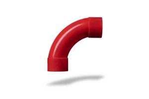 ABS001/25 – Bisson Curva longa de 90° – Vermelho