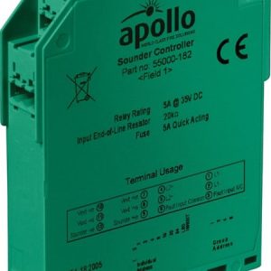 55000-182APO - Apollo XP95 para Calha DIN Módulo de Controlo de Sirenes (5 A)