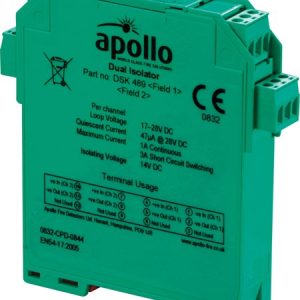 55000-802APO - Apollo XP95 para Calha DIN Isolador – de Dois Canais