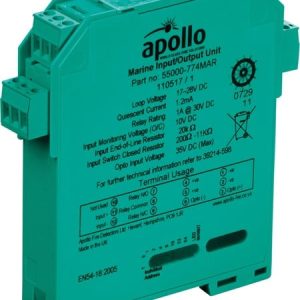 55000-774MAR - Apollo XP95 Marítimo para Calha DIN Módulo de Entrada/Saída [SIL2]