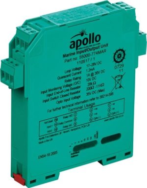 55000-774MAR - Apollo XP95 Marítimo calha DIN Módulo de entrada/saída [SIL2]