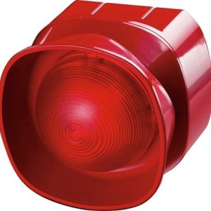 55000-291APO - Apollo XP95 Sirene multitom com indicador visual para área aberta – Corpo Vermelho (Flash Vermelho)