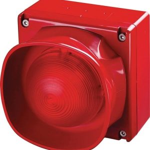 55000-296APO - Apollo XP95 Sirene multitom com indicador visual para área aberta – Exterior – Corpo Vermelho (Flash Vermelho)