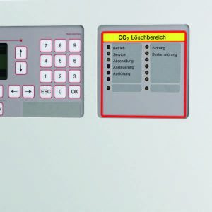 Placa frontal zona de extinção para solution F2 – B01125-00