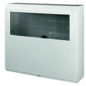 Caixa A1 para o sistema F1, espaço para máx. 6 loops / 24 linhas convencionais e 2 baterias 18 Ah / 12 V – B01400-00