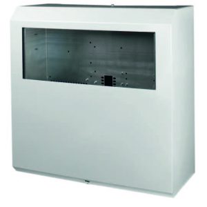 Caixa B1 para o sistema F1, espaço para máx. 12 loops / 48 linhas convencionais e 2 peças 40 Ah / 12 V – B01410-00