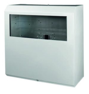 Caixa B1 para o sistema F1, espaço para máx. 12 loops / 48 linhas convencionais e 2 peças 40 Ah / 12 V – B01410-00