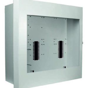 Caixa de montagem embutida A2 para F1, tampa para máx. 96 LEDs de zona, espaço para máx. 6 loops / 24 zonas convencionais – B01407-00