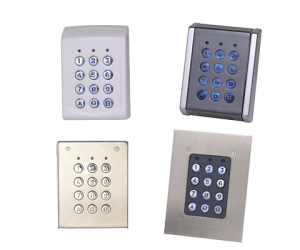 LCS2M-43B – ABS branco mate – Teclado de montagem saliente