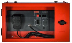 S32056-10 - posto de chamada de bombeiros -caixa- RAL 3020 vermelho