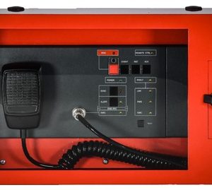 S32056-10 - posto de chamada de bombeiros -caixa- RAL 3020 vermelho