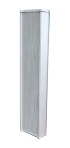 S05870-51 - PURE resistente às intempéries - A/B - ALU-conjunto acústico, 2x30W, branco, EN 54-24
