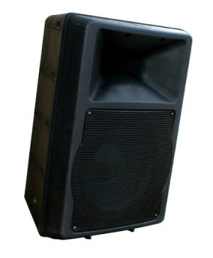 S05880-00 - Altifalante PA de 12 polegadas, EN 54-24, com suporte de parede certificado contra impacto de bola, preto