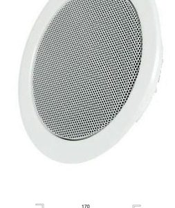 S05250-01 - SPEAK A/B, altifalante de embutir no teto, 2 x 6 W, EN 54-24, profundidade 68 mm