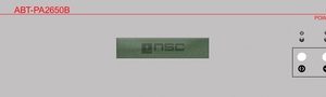 S13265-00 - NSC-PA2650B 2x 650 W, amplificador de potência Class-D, EN 54-16