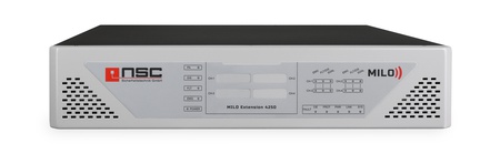 S21425-03 – NSC MILO4250E+ controlador de expansão / amplificador de potência multicanal, EN 54-16