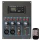 S03470-01 – Pré-amplificador misturador para painel frontal de 19 polegadas, 3U, 2 x MIC/1 x LINE, com leitor MP3