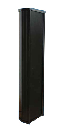 S05870-50 – PURE resistente às intempéries – A/B – ALU-conjunto acústico, 2x30W, preto, EN 54-24