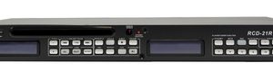 S03050-30 - Leitor CD/MP3 e sintonizador FM para rack de 19 polegadas, 1U, com USB, leitor de cartões SD e comando remoto