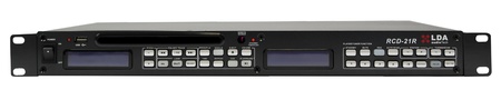 S03050-30 – Leitor CD/MP3 e sintonizador FM para rack de 19 polegadas, 1U, com USB, leitor de cartões SD e comando remoto