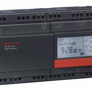 S01400-00 - Relógio principal SC 98.47 Pro com controlador horário e controlo de relógios secundários, montagem em calha DIN