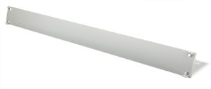 S06080-00 - 1U painel frontal em cinzento-claro, werkzeuglos para einstecken