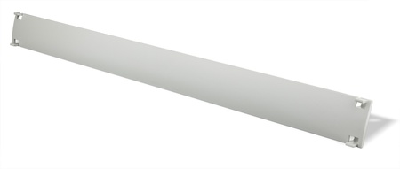 S06080-00 – 1U painel frontal em cinzento-claro, werkzeuglos para einstecken