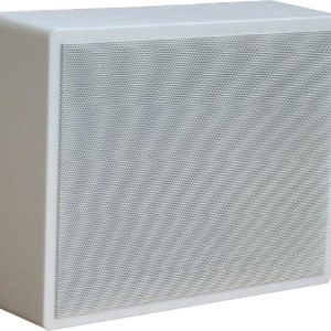 S05300-62 - SPEAK, altifalante de montagem saliente em parede ou teto para cablagem A/B, 2 x 6 W, 100 V, EN 54-24