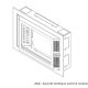 S03470-60 – Caixa de montagem saliente com fecho para S03470-00