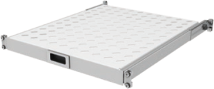 S06068-00 - 19"- 1U prateleira de equipamento, prateleira com extraível para embutir em SAA-Rack