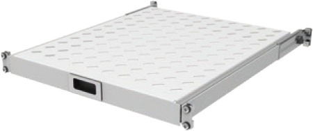 S06068-00 – 19″- 1U prateleira de equipamento, prateleira com extraível para embutir em SAA-Rack