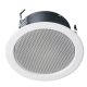 S60100-10 – NSC A/B altifalante de embutir no teto CM-AB 6-100 S EN54, 1438-CPR-1024