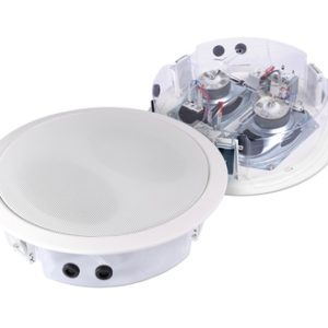 S60100-10 - NSC A/B altifalante de embutir no teto CM-AB 6-100 S EN54, 1438-CPR-1024