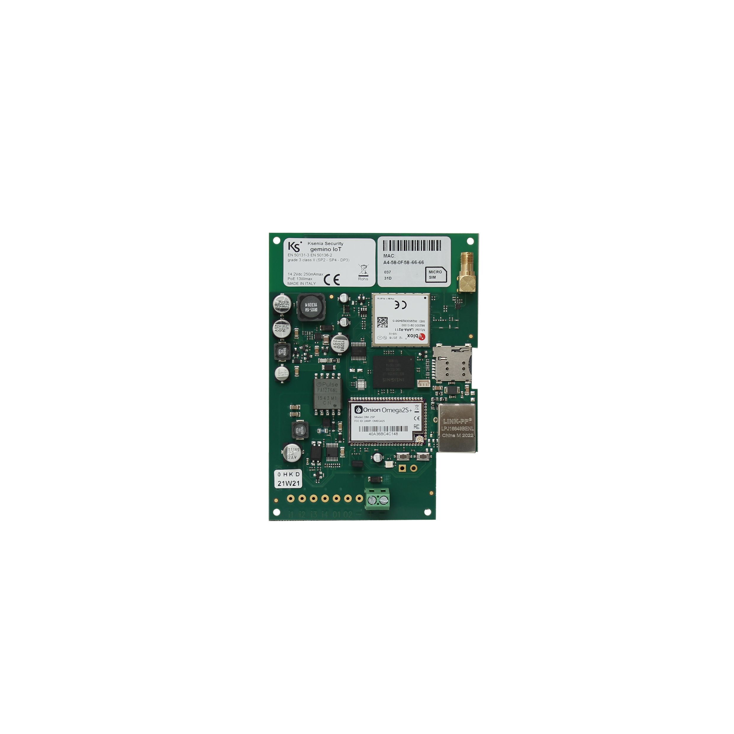 gemino IoT - Comunicador 4G/LTE e IP